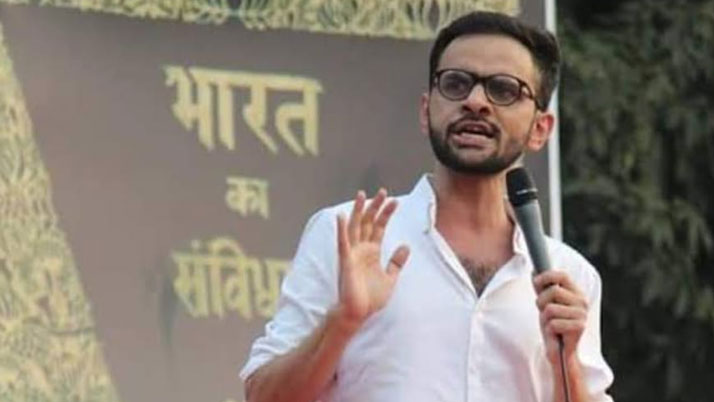 Umar Khalid was arrested late at night
