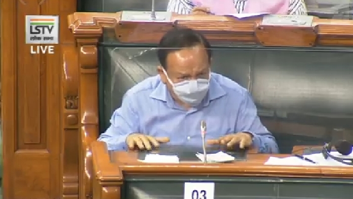 Health minister in lok sabha