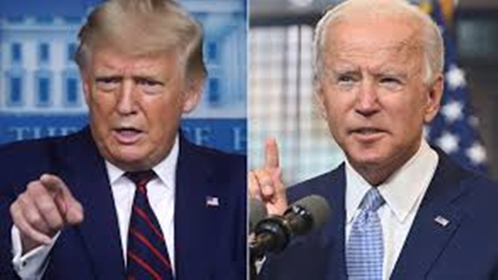 A fierce battle between Donald Trump and Joe Biden in the US presidential election