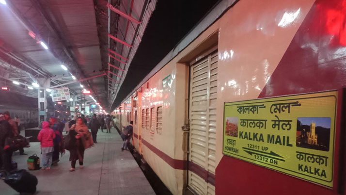 howrah-kalka mail became netaji express