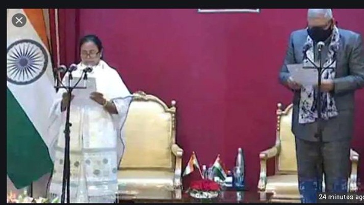 Afte sworn-in for 3rd time CM Mamata Banerjee calls for end to violence in state