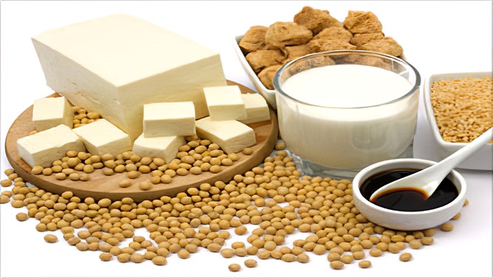 Meat-alternative soybeans without meat