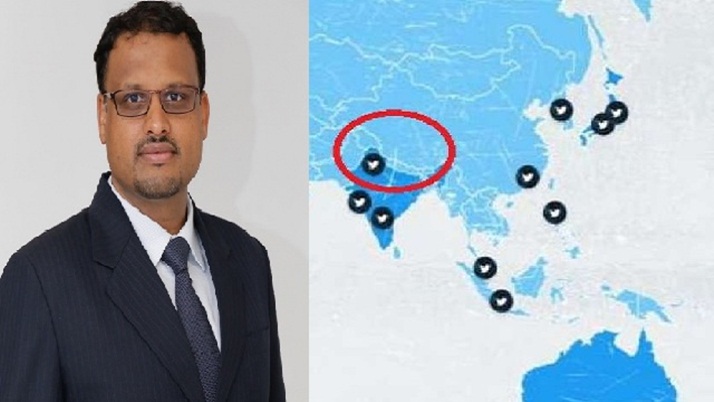 Twitter Distorted map: FIR against Twitter India chief