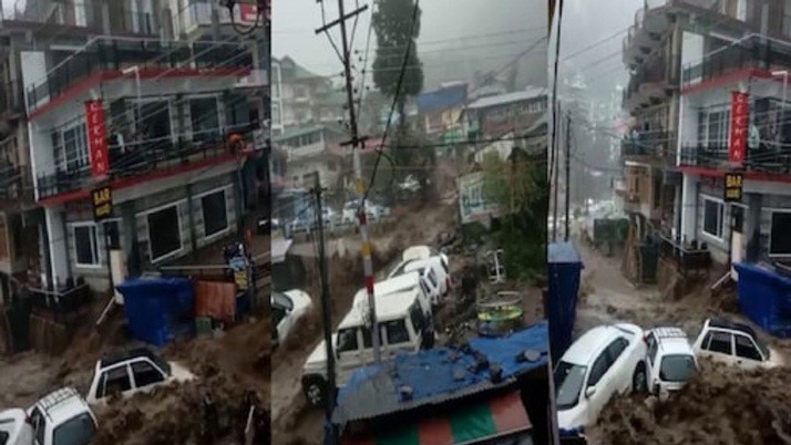 CloudBrust: Cars and shops were washed away in Harpa