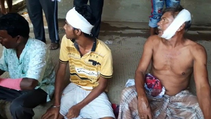 10 people were injured and 9 were arrested in the clashes between the tmc groups in the victory procession