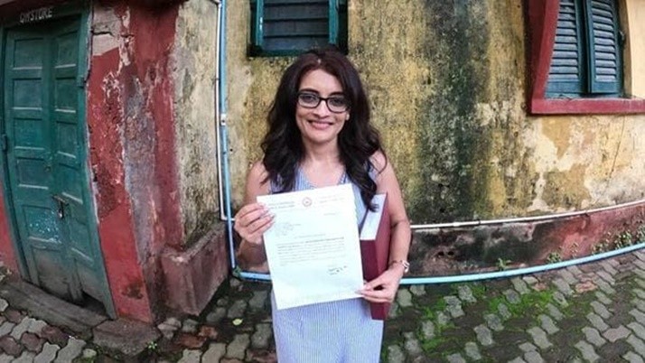 Actress Ushasie Chakraborty  got doctorate degree