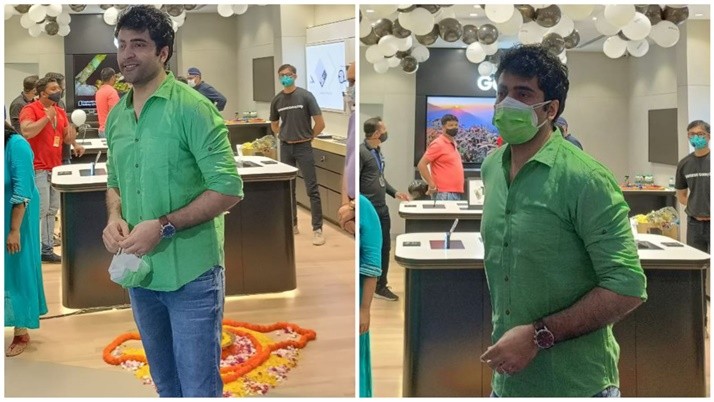 Abir Chatterjee with RG celular