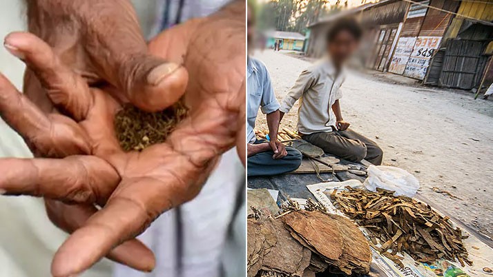 Arrested towel seller in Galsi for asking pf Tobacco