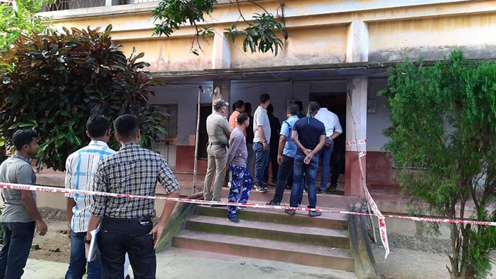 efficient police officer, CID and forensic team are investigating, but the businessman is not involved in the murder