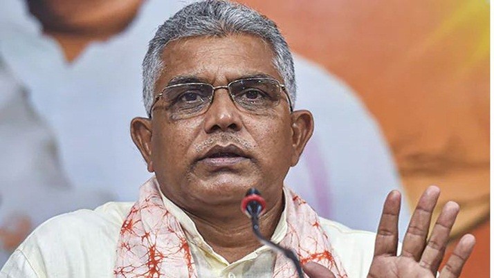 Tripura-Dilip: Dilip sneers at Trinamool's Delhi program over Tripura incident