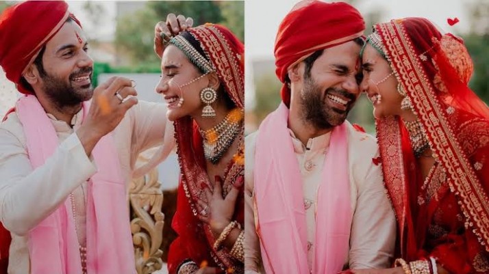 Rajkumar-Patralekha sends laddu for friends