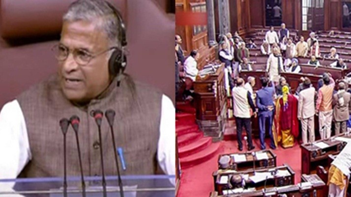 Rajyasabha Suspension: Delayed Punishment! In the winter of Badal's sentence, 12 members of Rajya Sabha were suspended in the entire session of Parliament