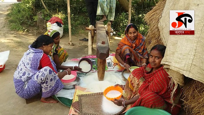Even in the age of machines dheki is still need for making pithe