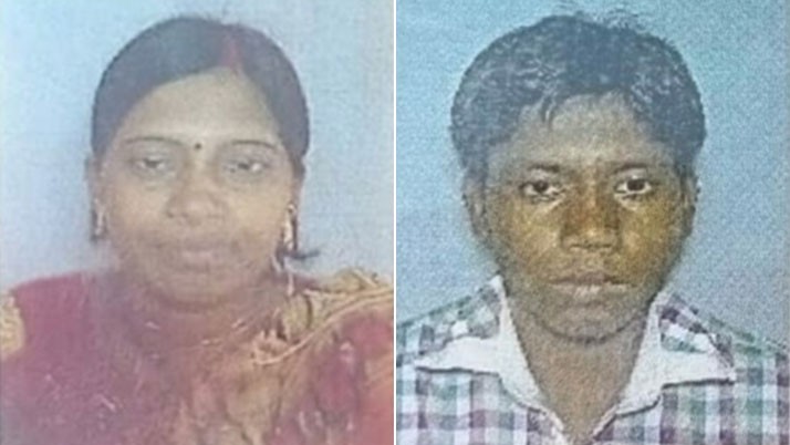 Hanging bodies of the couple rescued from the banks of Irrigation Canal in Raina