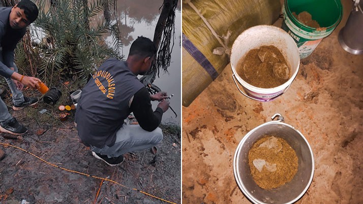 Three people were arrested in connection with the bomb blast in Ketugram in the face of statewide polls