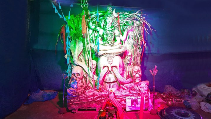 This time goddess Mahadev and took place in the worship of the theme thought