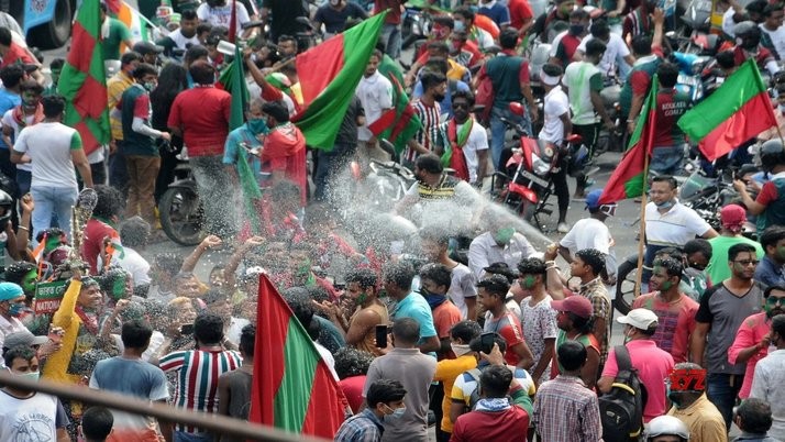 Mohun Bagan tent like battle field due to club election.