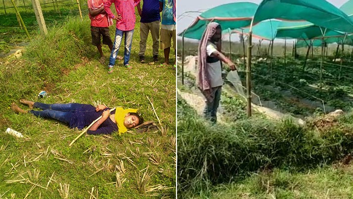 A case has been filed against a farmer and his caretaker in connection with the death of a teenager due to electric shock.