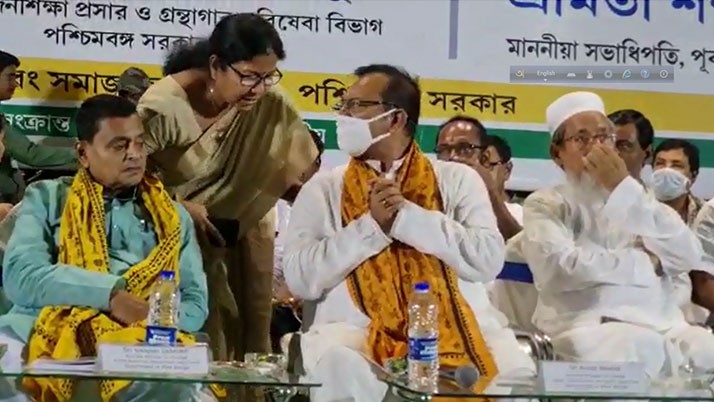 Speaking at an official function, the BJP government slammed the state minister in the debate