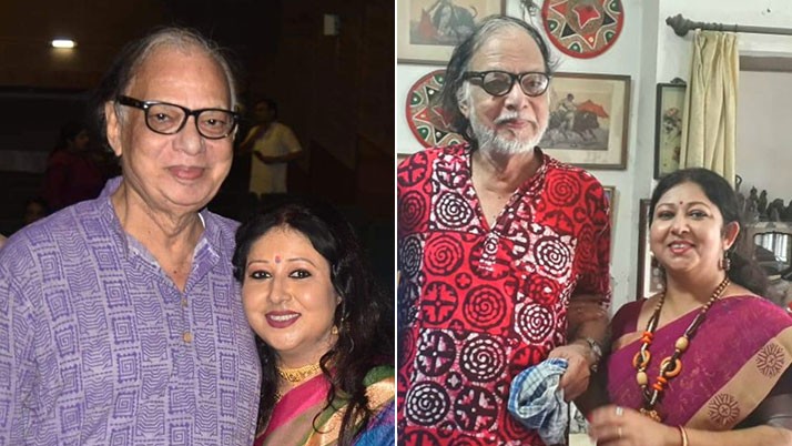 Recitation artist Rumki Ganguly in memory of the late recitation artist Partha Ghosh