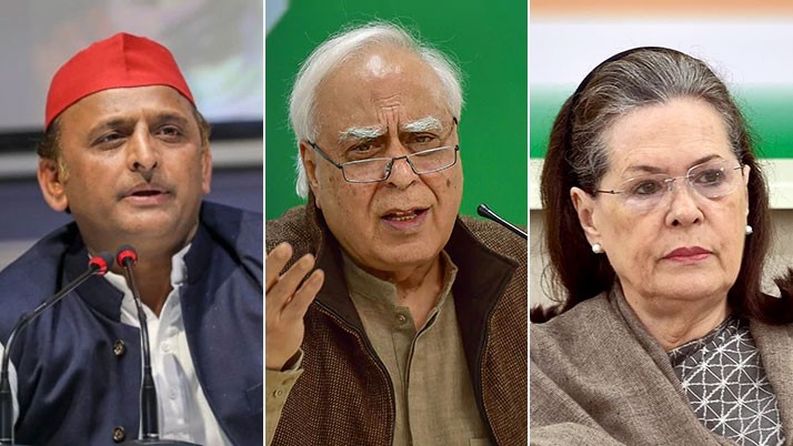 A big push in the Congress, Rajya Sabha member Kapil Sibal left the party