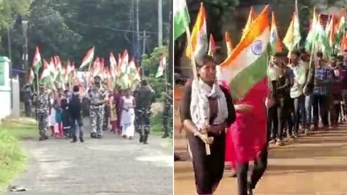 'Har Ghar Terenga' operation of CRPF 184 Battalion in Jhargram