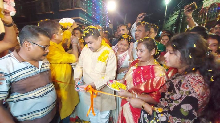 'I should not talk about such thieves and robbers in front of Ganapati Bappa'  regarding Abhishek Suvendu Adhikari