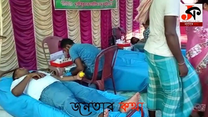 Blood donation camp to help poor and helpless thalassemia patients in Memari
