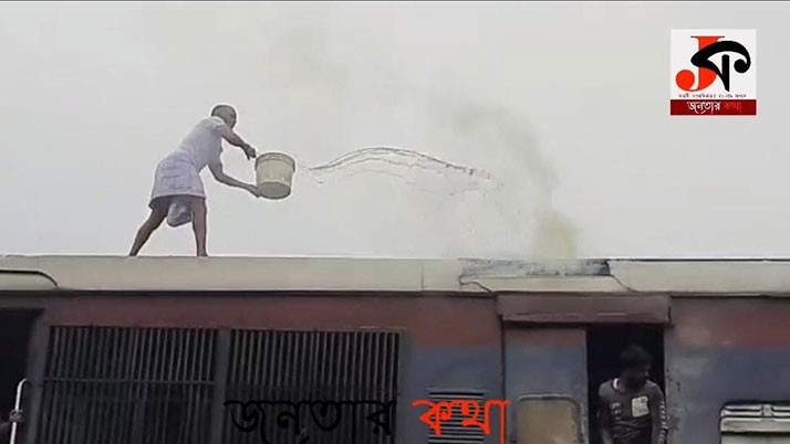 Fire in DEMU train scares passengers