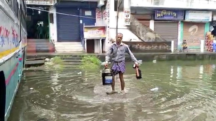 Submerged across South 24 Parganas district