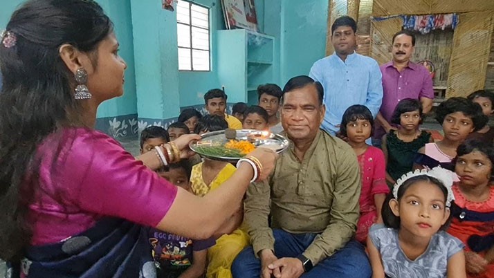 The District Trinamool Congress Spokesperson shared a brother-in-law with the orphaned boys and girls