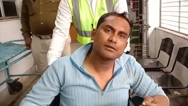 A civic volunteer was seriously injured after being hit by a reckless four-wheeler