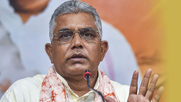BJP MP Dilip Ghosh candidly answered various questions during his morning visit to Newtown Ecopark