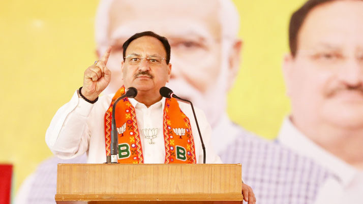 Nadda attacked Mamata's government on the subject of Sandeshkhali