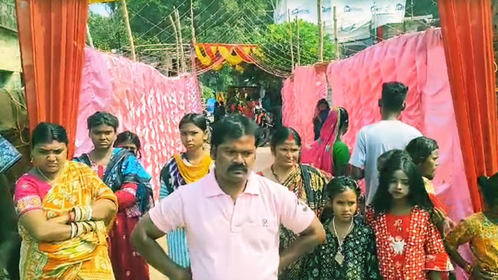 Shot at the wedding ceremony at durgapur