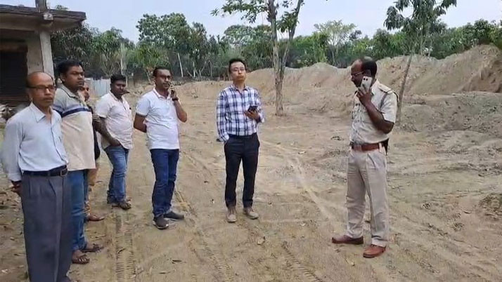 Malda administration is active to prevent sand theft, main smuggler is at large