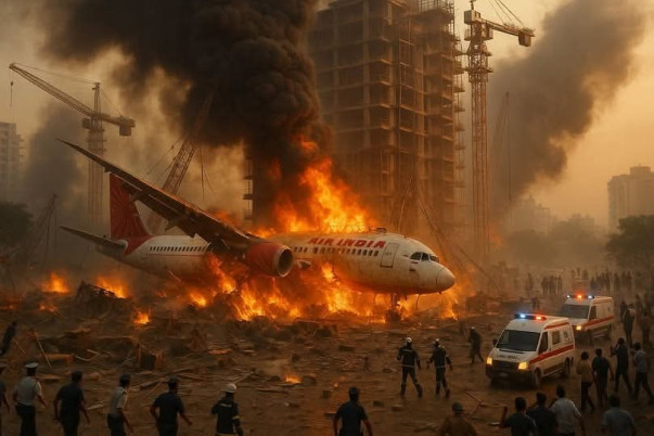 Horrific plane crash in Ahmedabad, 242 feared dead