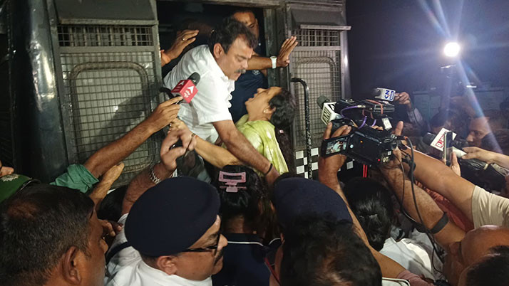 Bengal BJP president detained in Lalbazar, three councilors taken away in police car