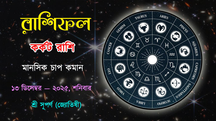 Cancer zodiac sign today "reduces mental stress". Find out how you will fare this Saturday.