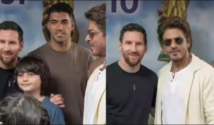 Sharukh Khan lionel messi Kolkata