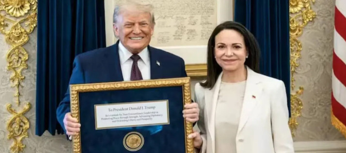nobel-peace-prize-medal-donald-trump-maria-machado-white-house