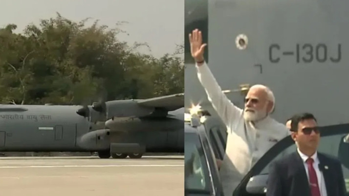 pm-narendra-modi-emergency-landing-assam-moran-highway
