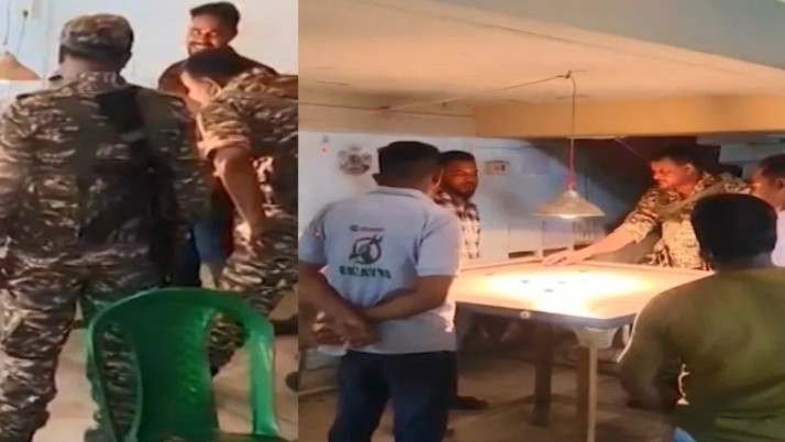 birbhum-crpf-jawans-suspended-election-commission-carrom-controversy-west-bengal-election-news