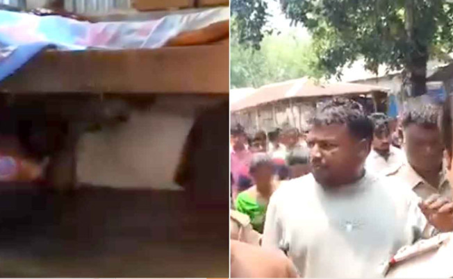 trinamool-leader-shahidul-miya-arrested-from-under-bed-in-awas-cut-money-case