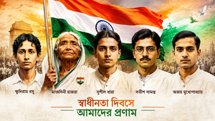 These five freedom fighters are immortal in the hearts of Bengalis