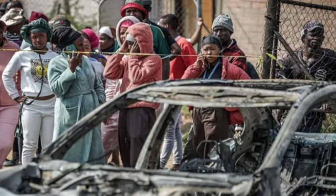 gunman attack in South Africa