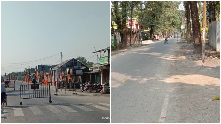 Scattered unrest in different districts of North Bengal due to BJP's call