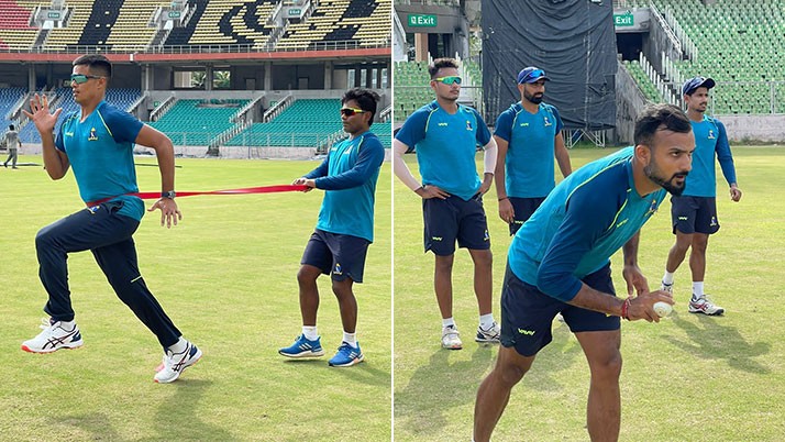In an easy match against Puduchery, the rain became a thorn in the side of Bengal
